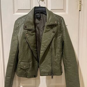 Collection B Sage Leather Jacket